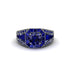 Sapphire Royal Radiance Halo Engagement Ring - Liana No. 75