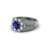 Sapphire Royal Radiance Halo Engagement Ring - Liana No. 15 image 3