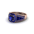 Sapphire Royal Radiance Halo Engagement Ring - Liana No. 74 image 3