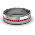 Ruby Eternal Elegance Men’s Wedding Ring - Roman No. 12