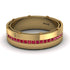 Ruby Eternal Elegance Men’s Wedding Ring - Roman No. 10 image 2