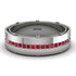 Ruby Eternal Elegance Men’s Wedding Ring - Roman No. 12 image 3