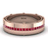 Ruby Eternal Elegance Men’s Wedding Ring - Roman No. 11 image 3