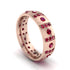 Ruby Gold Men's Wedding Ring - Zion No. 56