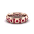 Ruby Gold Men's Wedding Ring - Zion No. 56 image 2