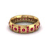 Ruby Gold Men's Wedding Ring - Zion No. 55 image 3