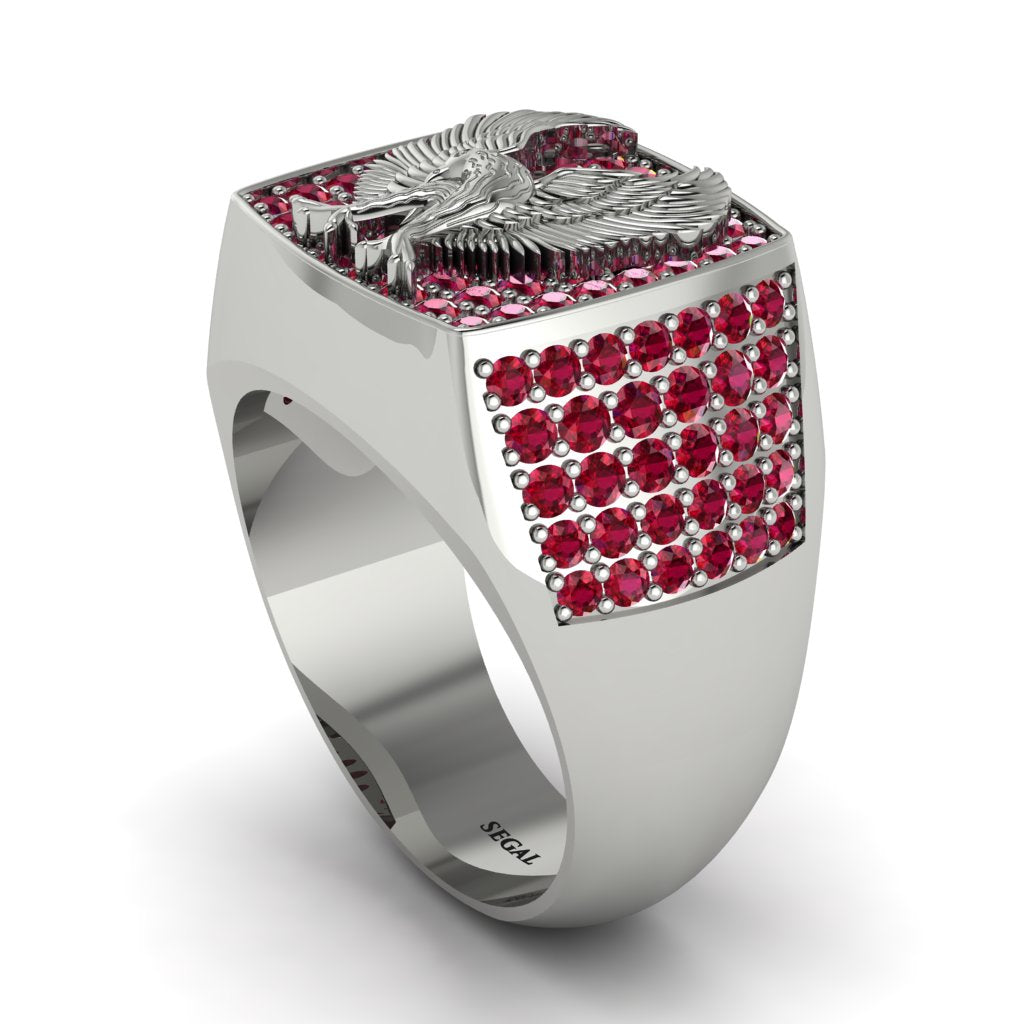 Rubys Luxury Gold Eagle Ring - Sutton No. 12