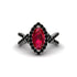 Ruby Marquise Split Shank Engagement Ring - Carly No. 42 image 2