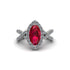 Ruby Marquise Split Shank Engagement Ring - Carly No. 12