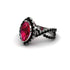 Ruby Marquise Split Shank Engagement Ring - Carly No. 42 image 3