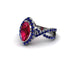 Ruby Marquise Split Shank Engagement Ring - Carly No. 72 image 3