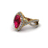 Ruby Marquise Split Shank Engagement Ring - Carly No. 10