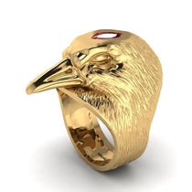 Ruby Raven Men's Fashion Ring - Maverick No. 10 image 1