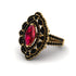 Ruby Three Layer Halo Marquise Ring - Destiny No. 40 image 3