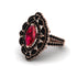 Ruby Three Layer Halo Marquise Ring - Destiny No. 41