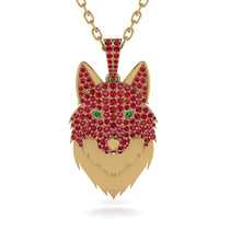Ruby Wolf Spirit Pendant (12)