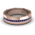 Sapphire Eternal Elegance Men’s Wedding Ring - Roman No. 14