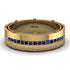 Sapphire Eternal Elegance Men’s Wedding Ring - Roman No. 13 image 3