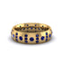 Sapphire Gold Men's Wedding Ring - Zion No. 73
