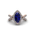 Sapphire Marquise Split Shank Engagement Ring - Carly No. 14 image 2