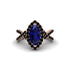 Sapphire Marquise Split Shank Engagement Ring - Carly No. 44