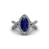 Sapphire Marquise Split Shank Engagement Ring - Carly No. 15