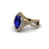 Sapphire Marquise Split Shank Engagement Ring - Carly No. 13 image 3