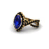 Sapphire Marquise Split Shank Engagement Ring - Carly No. 43