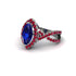 Sapphire Marquise Split Shank Engagement Ring - Carly No. 60 image 3
