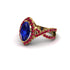 Sapphire Marquise Split Shank Engagement Ring - Carly No. 58 image 3