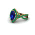 Sapphire Marquise Split Shank Engagement Ring - Carly No. 28