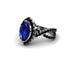 Sapphire Marquise Split Shank Engagement Ring - Carly No. 45