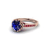 Sapphire Milgrain Engagement Ring - Yara No. 59