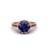 Sapphire Milgrain Engagement Ring - Yara No. 59