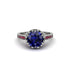 Sapphire Milgrain Engagement Ring - Yara No. 60