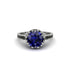 Sapphire Milgrain Engagement Ring - Yara No. 45