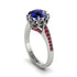 Sapphire Milgrain Engagement Ring - Yara No. 60