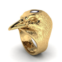 Sapphire Raven Men's Fashion Ring - Maverick No. 13 image 1
