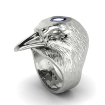 Sapphire Raven Men's Fashion Ring - Maverick No. 15 image 1