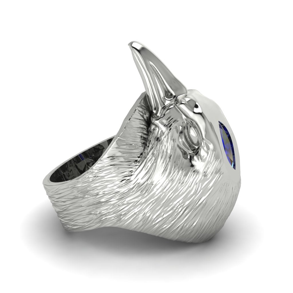 Sapphire Raven Men's Fashion Ring - Maverick No. 15