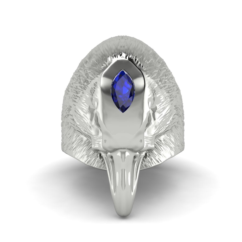 Sapphire Raven Men's Fashion Ring - Maverick No. 15