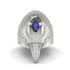 Sapphire Raven Men's Fashion Ring - Maverick No. 15
