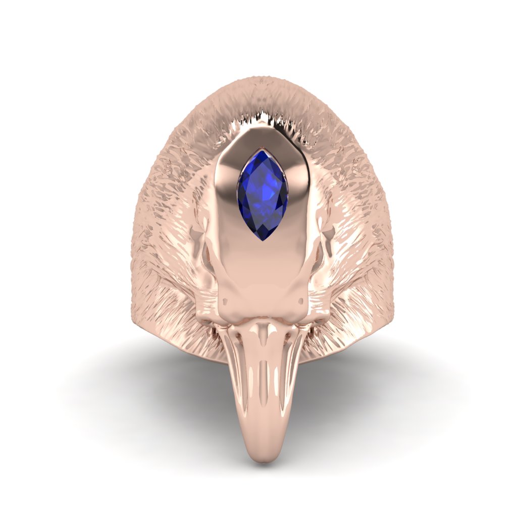 Sapphire Raven Men's Fashion Ring - Maverick No. 14