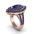 Sapphire Three Layer Halo Marquise Ring - Destiny No. 74 image 2