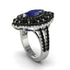 Sapphire Three Layer Halo Marquise Ring - Destiny No. 45