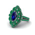 Sapphire Three Layer Halo Marquise Ring - Destiny No. 30