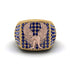 Sapphires Luxury Gold Eagle Ring - Sutton No. 28 image 2