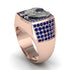 Sapphires Luxury Gold Eagle Ring - Sutton No. 44 image 3