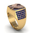 Sapphires Luxury Gold Eagle Ring - Sutton No. 28