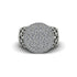 Diamond Signet Filigree Pave Engagement Ring - Rylie No. 3 image 3
